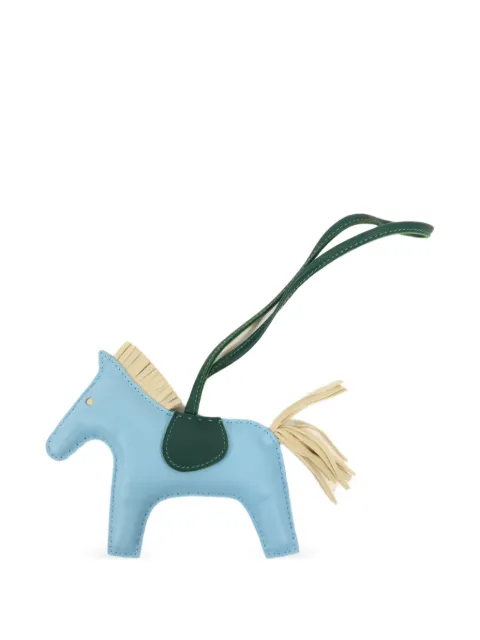 Hermès Pre-Owned Rodeo MM bag charm Blue 3P