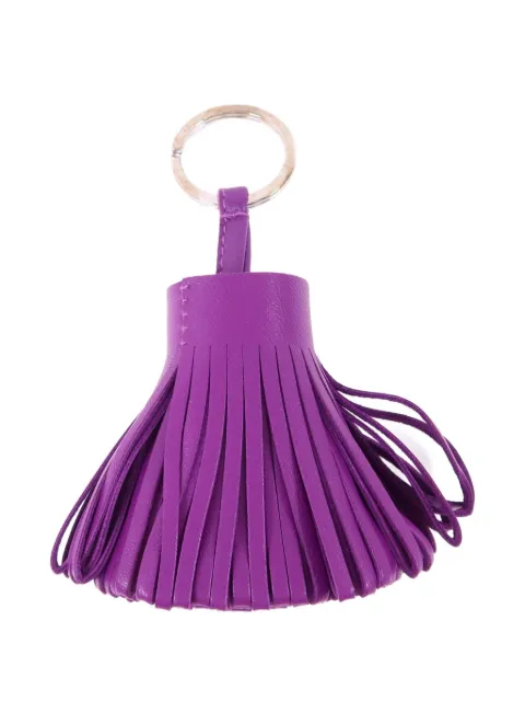 Hermès Pre-Owned Carmen fringed key ring Purple CARMEN