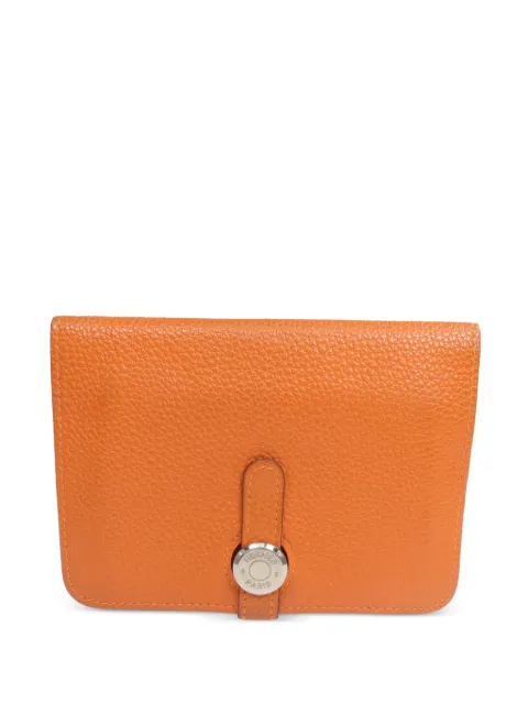 Hermès Pre-Owned Dogon Compact wallet Orange JORANGE