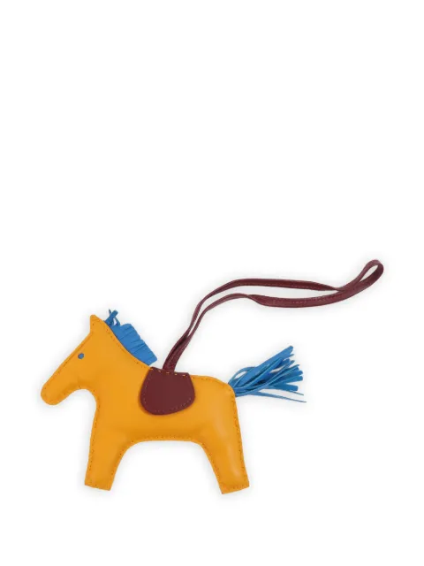 Hermès Pre-Owned MM Rodeo leather bag charm Yellow A9V