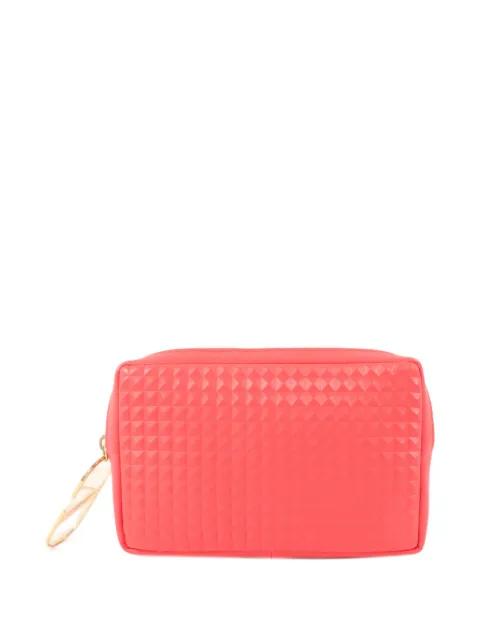 Valentino Garavani Pre-Owned VLogo signature pouch Orange POUCH