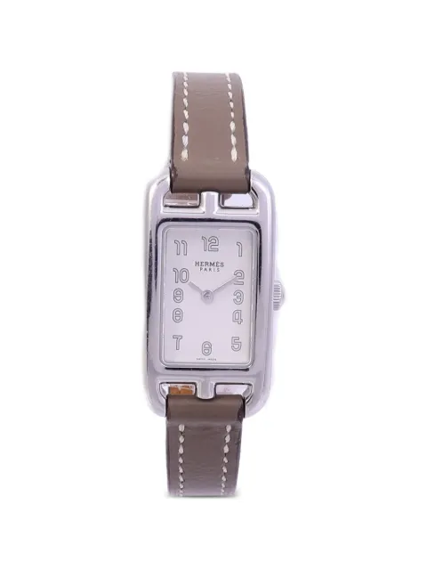 Hermès Pre-Owned Nantucket 17mm watch White 336842