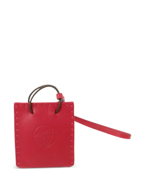 Hermès Pre-Owned Sac Orange bag charm Red SACORANGEBAGCHARM