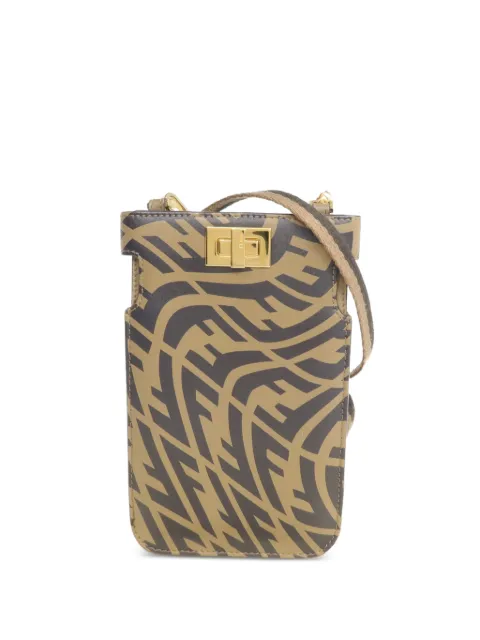 Fendi Pre-Owned x Sarah Coleman Vertigo Peek-a-Phone crossbody bag Neutrals 8M0442
