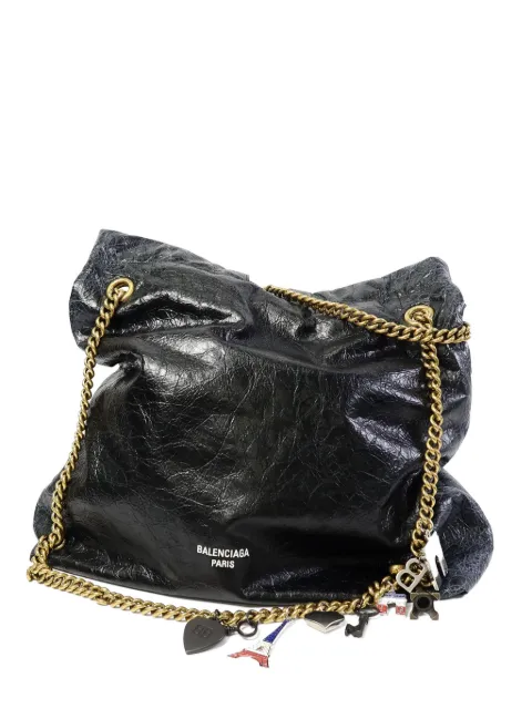 Balenciaga Pre-Owned Crush charm tote bag Black 742941