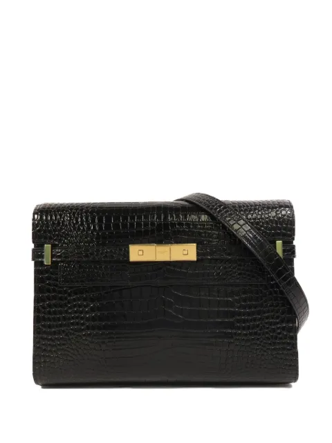 Saint Laurent Pre-Owned Manhattan leather shoulder bag Black 579271