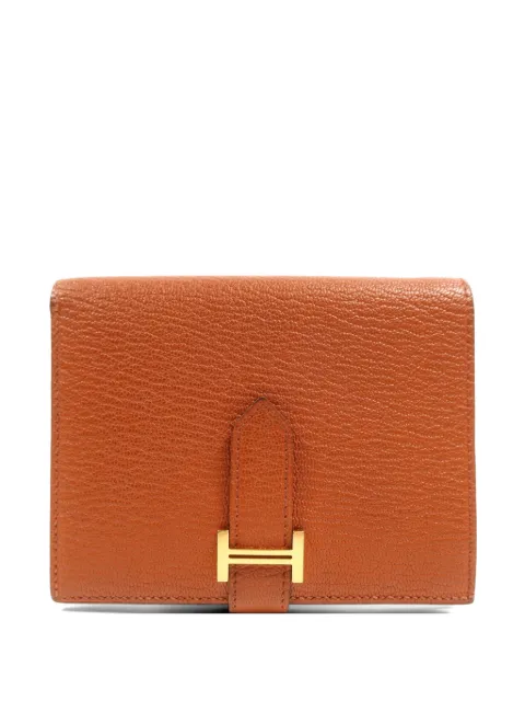 Hermès Pre-Owned Bearn Compact wallet Brown A6C