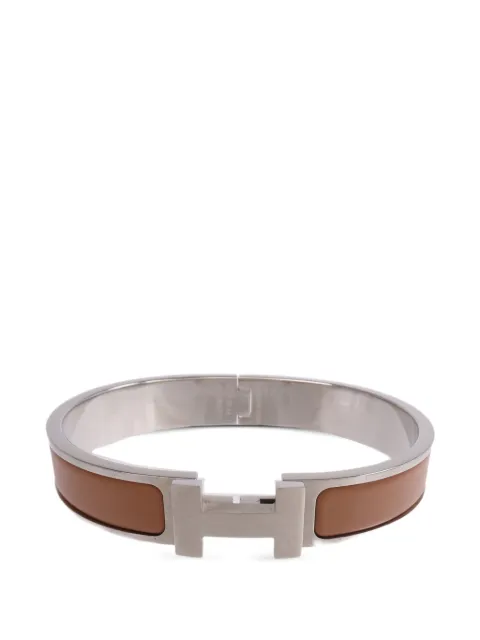 Hermès Pre-Owned Clic HH bracelet Silver H703203