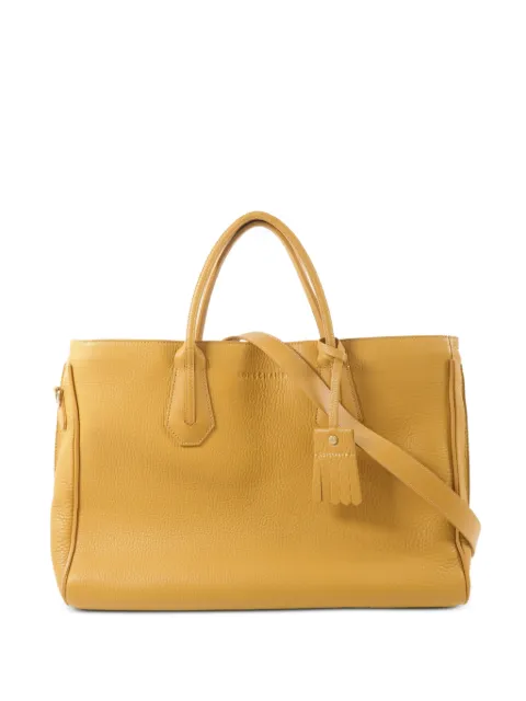 Longchamp Penelope leather tote bag Yellow PENELOPETOTE