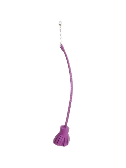 Hermès Pre-Owned Milo leather tassel page marker Purple BOOKMEVK