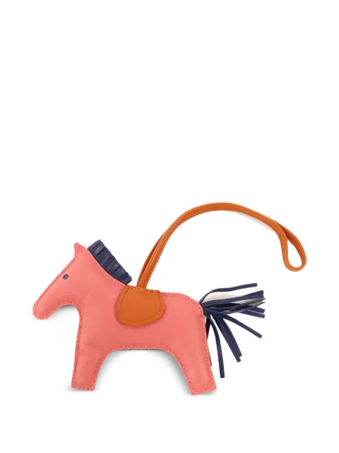 Hermès Pre-Owned Rodeo GM leather charm Pink RODEOGM