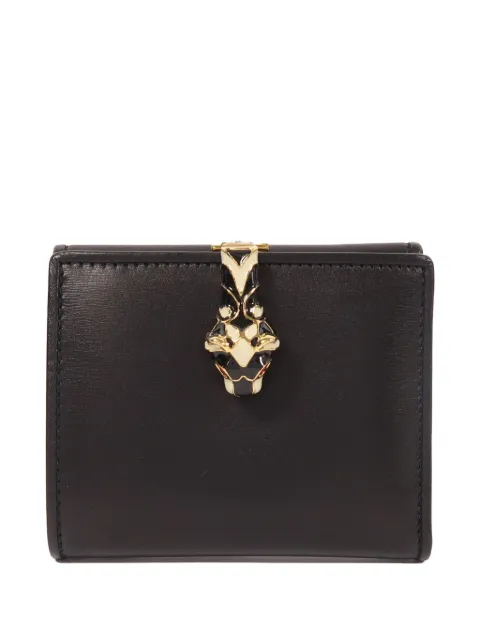 Gucci Pre-Owned panther-head leather wallet Black 290740