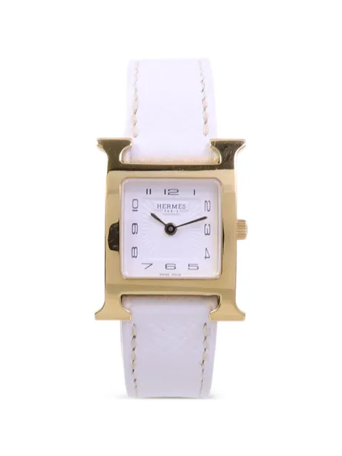 Hermès Pre-Owned H 21mm watch White HH1201