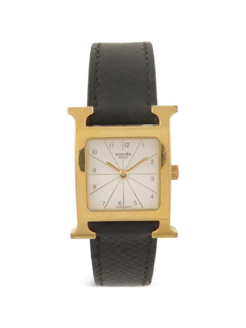 Hermès Pre-Owned Heure H 21mm watch White HH1201