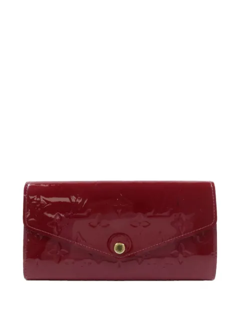 Louis Vuitton Pre-Owned Monogram Vernis wallet Red M90154