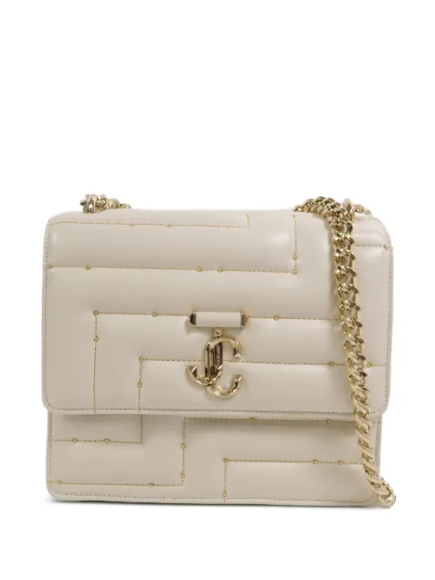 Jimmy Choo Pre-Owned Avenue Quad quilted shoulder bag Neutrals CHAINSHOULDER