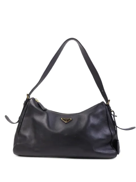 Prada Pre-Owned Aimée leather shoulder bag Black 1BC2282CYSF0002
