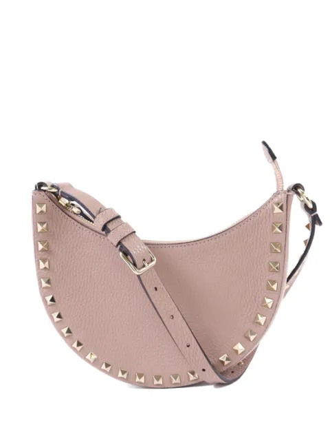 Valentino Garavani Pre-Owned mini Rockstud calfskin shoulder bag Pink 6W2P0A17VSH