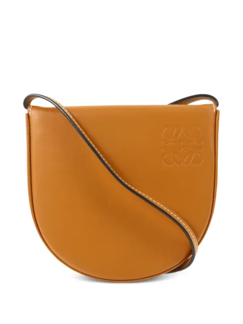 Loewe Pre-Owned small Heel Pouch calfskin shoulder bag Brown HEELPOUCHSMALL