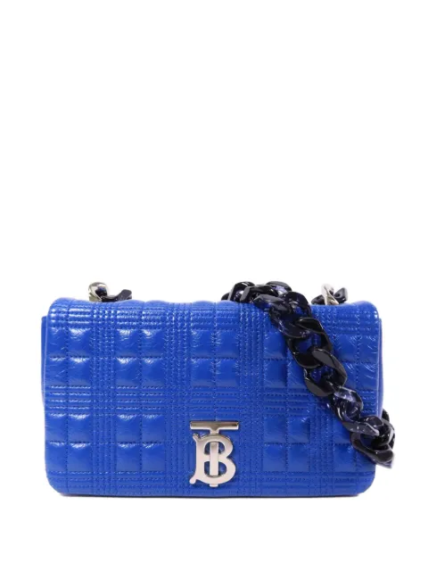 Burberry Pre-Owned Lola quilted shoulder bag Blue SHOULDERBAG