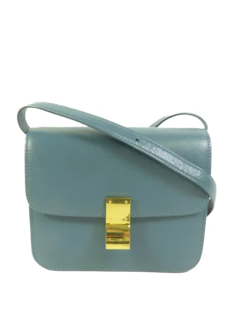 Celine Pre-Owned Classic Box shoulder bag Blue 192523XLS