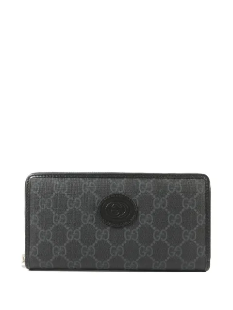 Gucci Pre-Owned GG Supreme wallet Black 673003