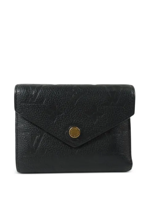 Louis Vuitton Pre-Owned Victorine Monogram Empreinte wallet Black M64060