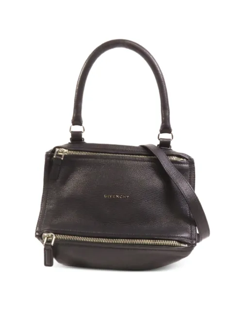 Givenchy Pre-Owned Pandora leather shoulder bag Black PANDORASMALL