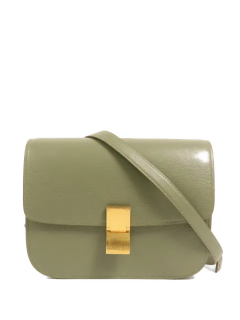 Celine Pre-Owned Classic Box crossbody bag Green CLASSICBOX