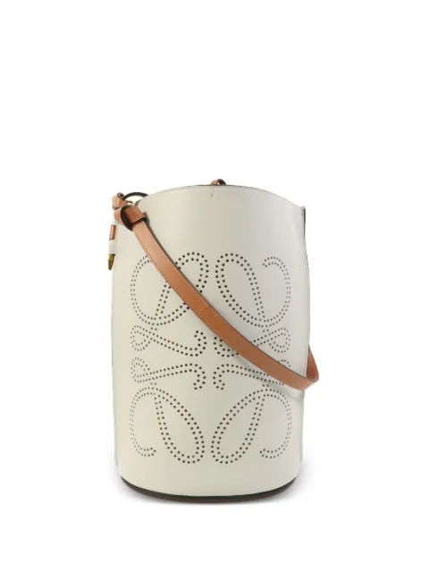 Loewe Pre-Owned Gate Anagram bucket bag Brown GATEANAGRAM