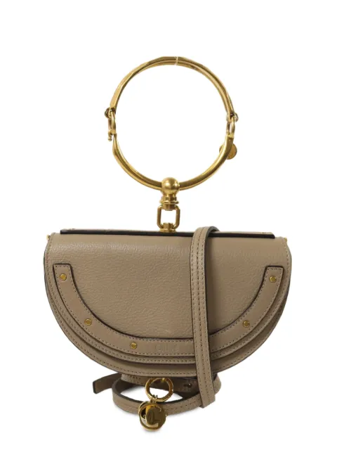 Chloé Pre-Owned Nile Minaudiere bracelet shoulder bag Grey NILEMINAUDIEREBRACELETBAG