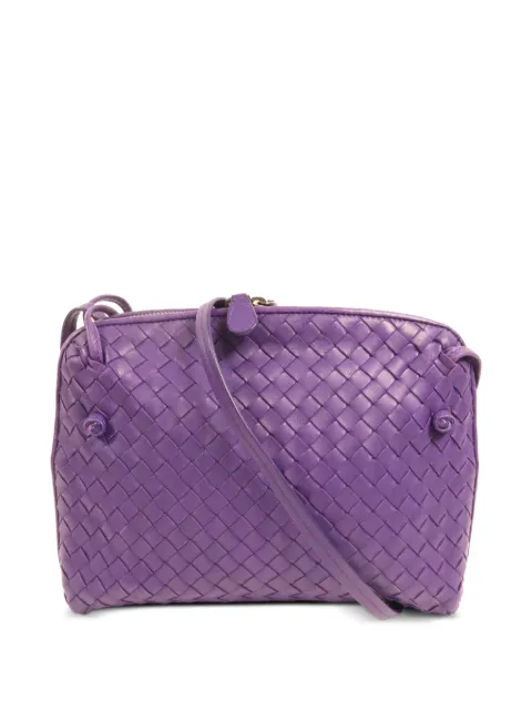 Bottega Veneta Pre-Owned Intrecciato cross body bag Purple CROSSBODY