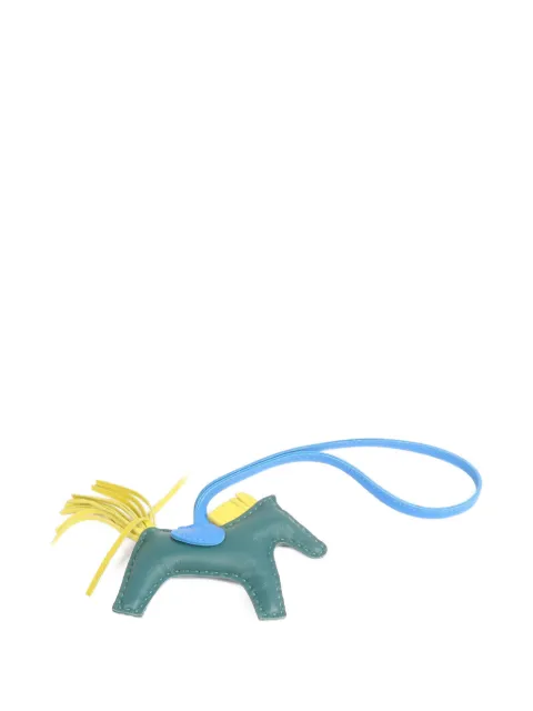 Hermès Pre-Owned PM Rodeo Milo-leather bag charm Green RODEOPM