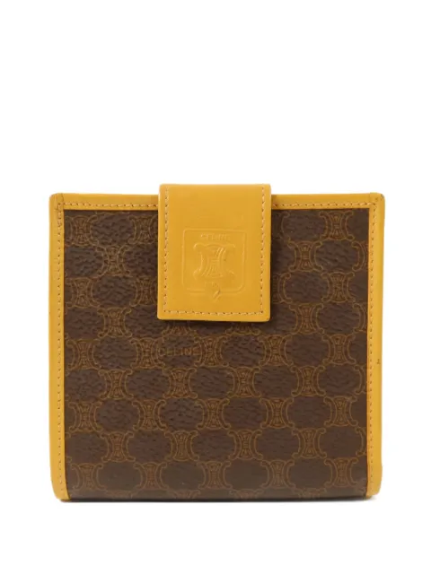 Celine Pre-Owned Macadam Triomphe wallet Brown VINTAGEWALLET