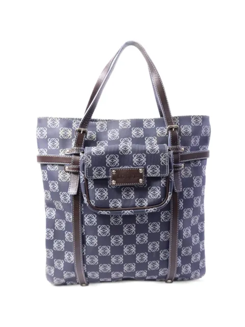 Loewe Pre-Owned Anagram tote bag Blue ANAGRAMSHOULDERBAG