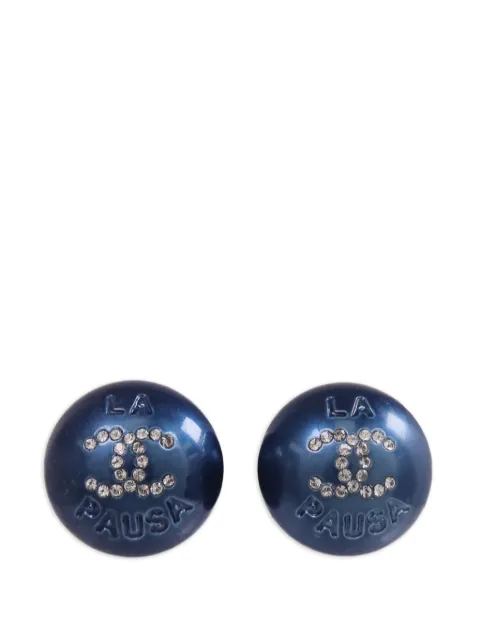 CHANEL Pre-Owned CC La Pausa earrings Gold EARRINGS