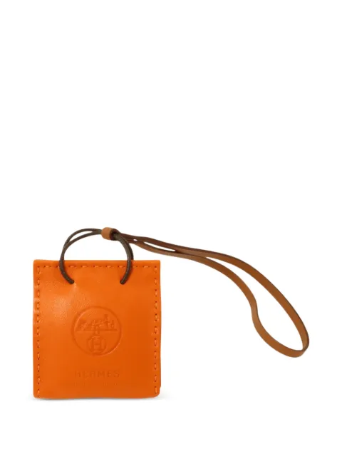 Hermès Pre-Owned leather bag charm Orange SACORANGEBAGCHARM
