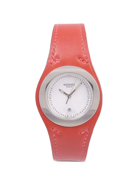 Hermès Pre-Owned Harnais 33mm watch White HA3410