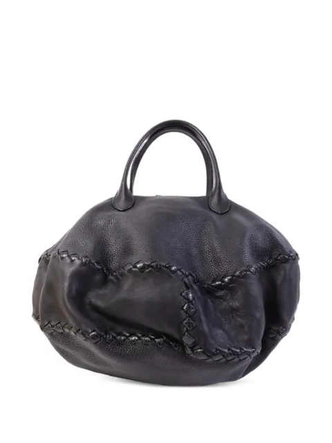 Bottega Veneta Pre-Owned Cushion Intrecciato tote bag Black 209578