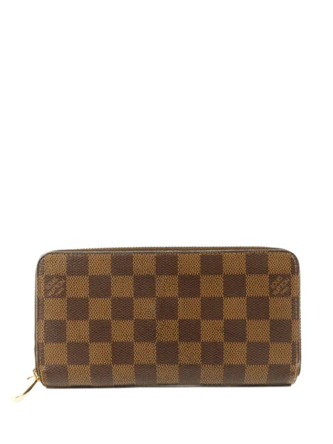 Louis Vuitton Pre-Owned Damier-pattern long wallet Brown N60046