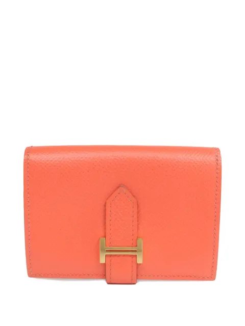 Hermès Pre-Owned Bearn card holder Orange A9TGHW