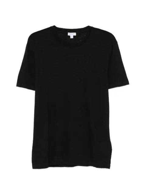 Sunspel crew-neck T-shirt Black MTSH0192