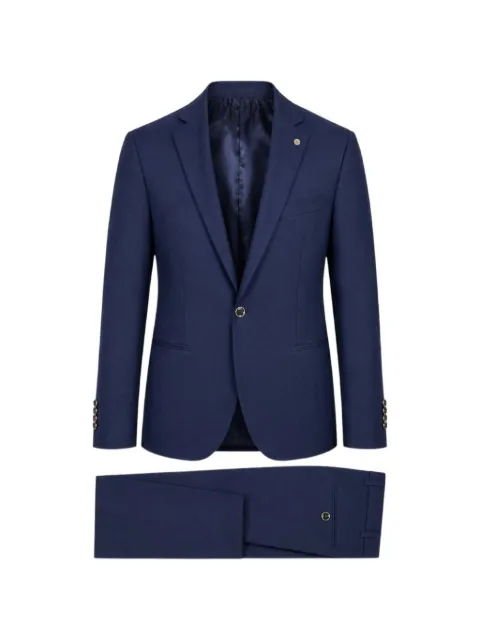 LUIGI BIANCHI MANTOVA single-breasted notched-lapel suit Blue 4410823438NAVY