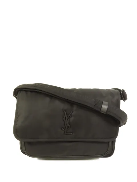 Saint Laurent Pre-Owned Niki Message shoulder bag Black 757146