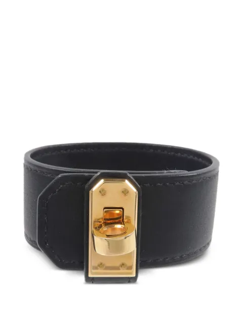 Hermès Pre-Owned Kelly Twist bracelet Black B89GHW