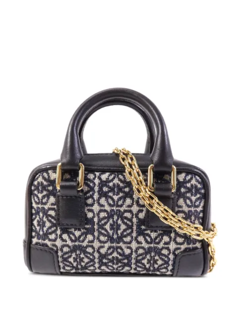 Loewe Pre-Owned Amazona Nano Anagram tote bag Black AMAZONANANO