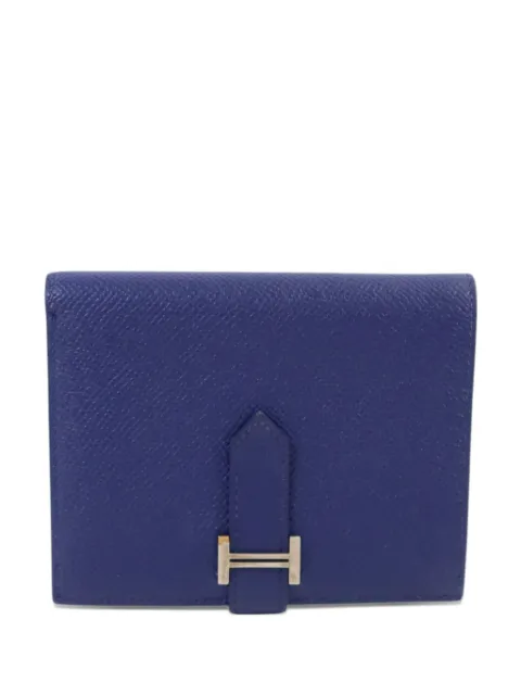 Hermès Pre-Owned 2018 Bearn Compact Epsom leather wallet Blue CBLUEENCRE