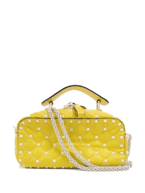 Valentino Garavani Pre-Owned Rockstud Spike shoulder bag Yellow ROCKSTUDSPIKE