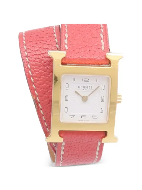 Hermès Pre-Owned H Watch 21mm watch White HH12012016