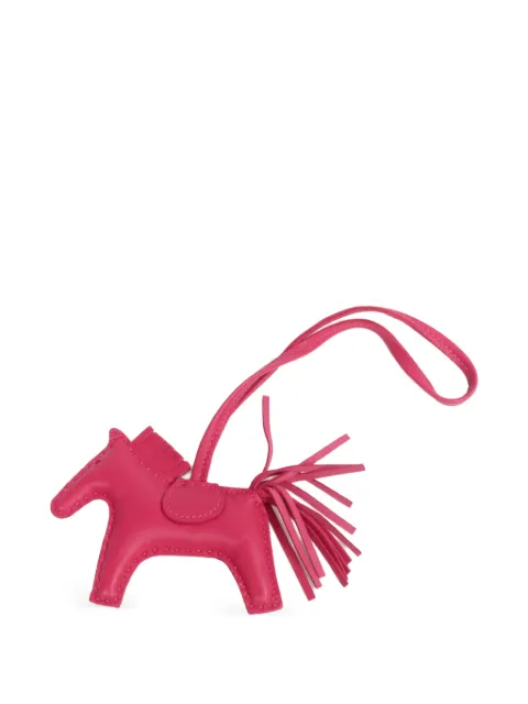 Hermès Pre-Owned PM Rodeo leather bag charm Pink Y0D